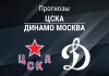 Прогноз ЦСКА - Динамо Москва