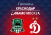 Прогноз Краснодар - Динамо Москва