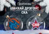 Шанхай – СКА: прогноз на КХЛ 30 декабря 2025 года Прогноз Шанхай Дрэгонс - СКА