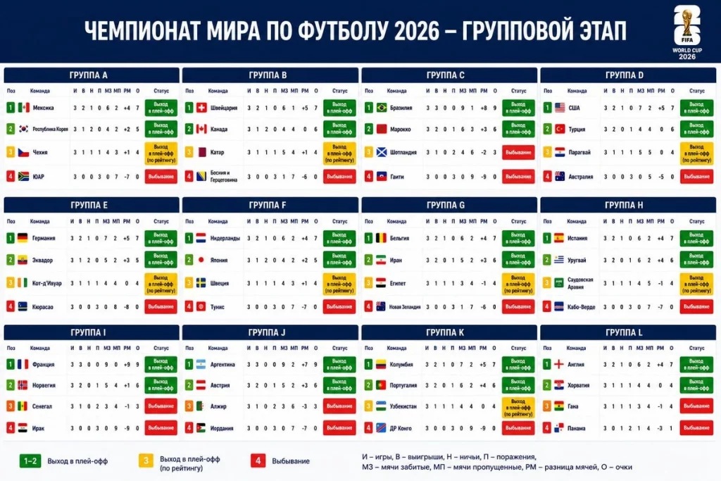 Кто выиграет ЧМ-2026 | Групповой этап