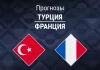 Прогноз Турция - Франция